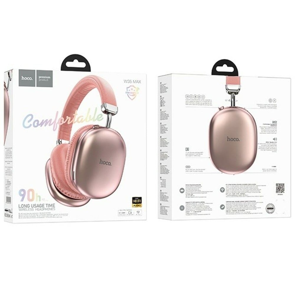 Drahtlose Kopfhörer Hoco W35 Max Joy Rosa