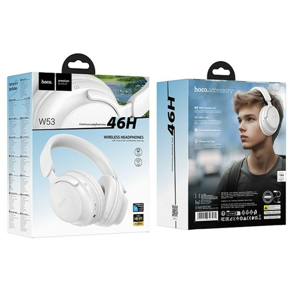 Casques Sans Fil Hoco W53 Tone Blanc