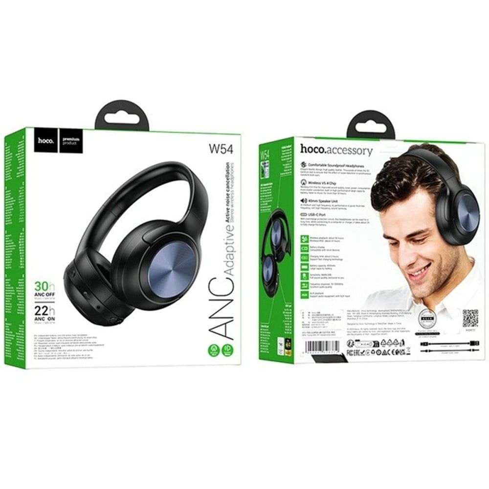 Casques Sans Fil Hoco W54 Young Noir