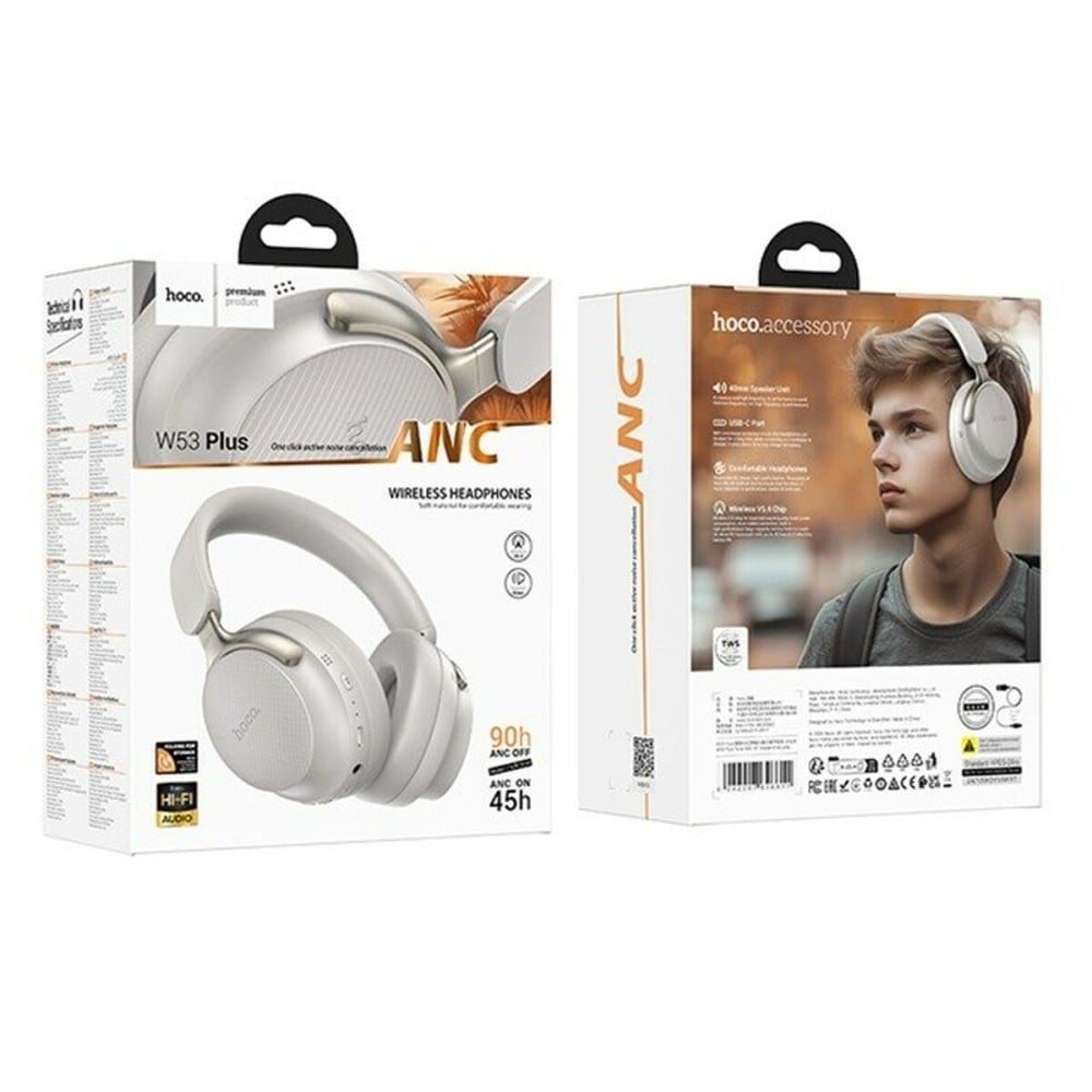 Casques Sans Fil Hoco W53 Plus Tone Gris