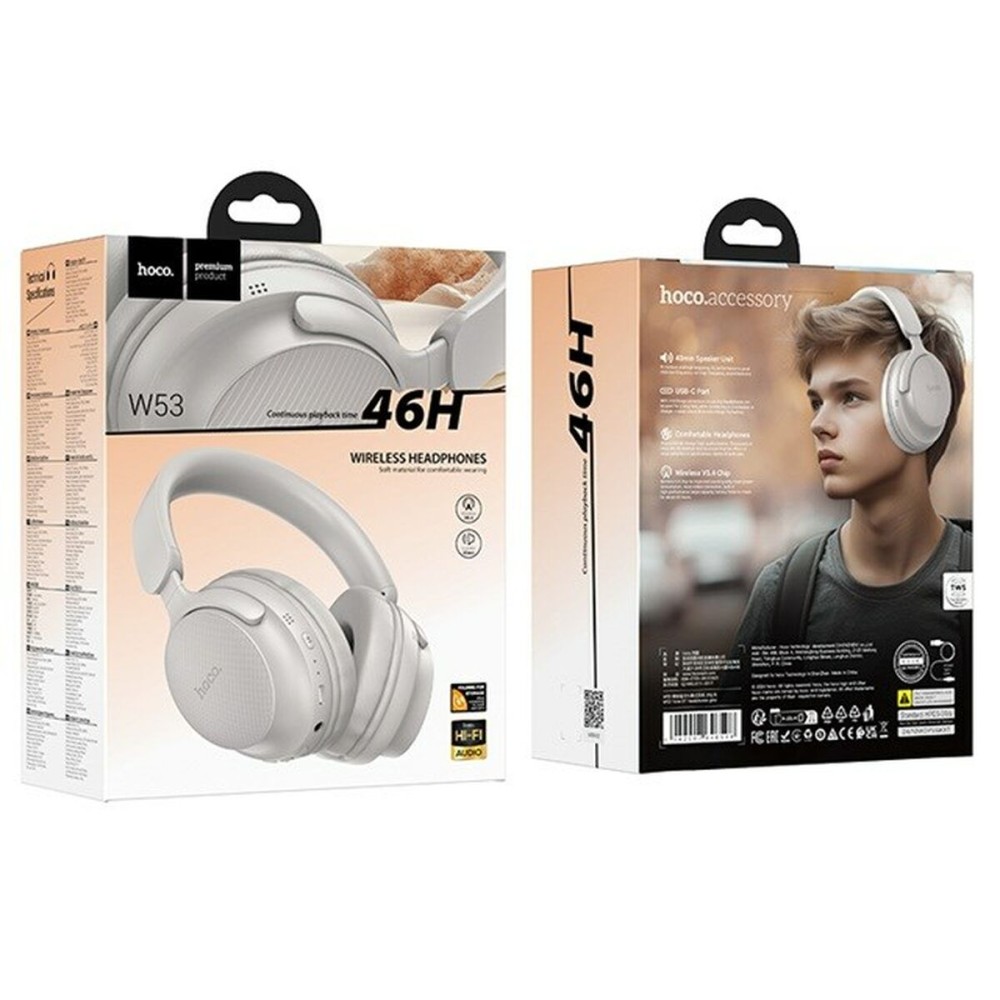 Casques Sans Fil Hoco W53 Tone Gris