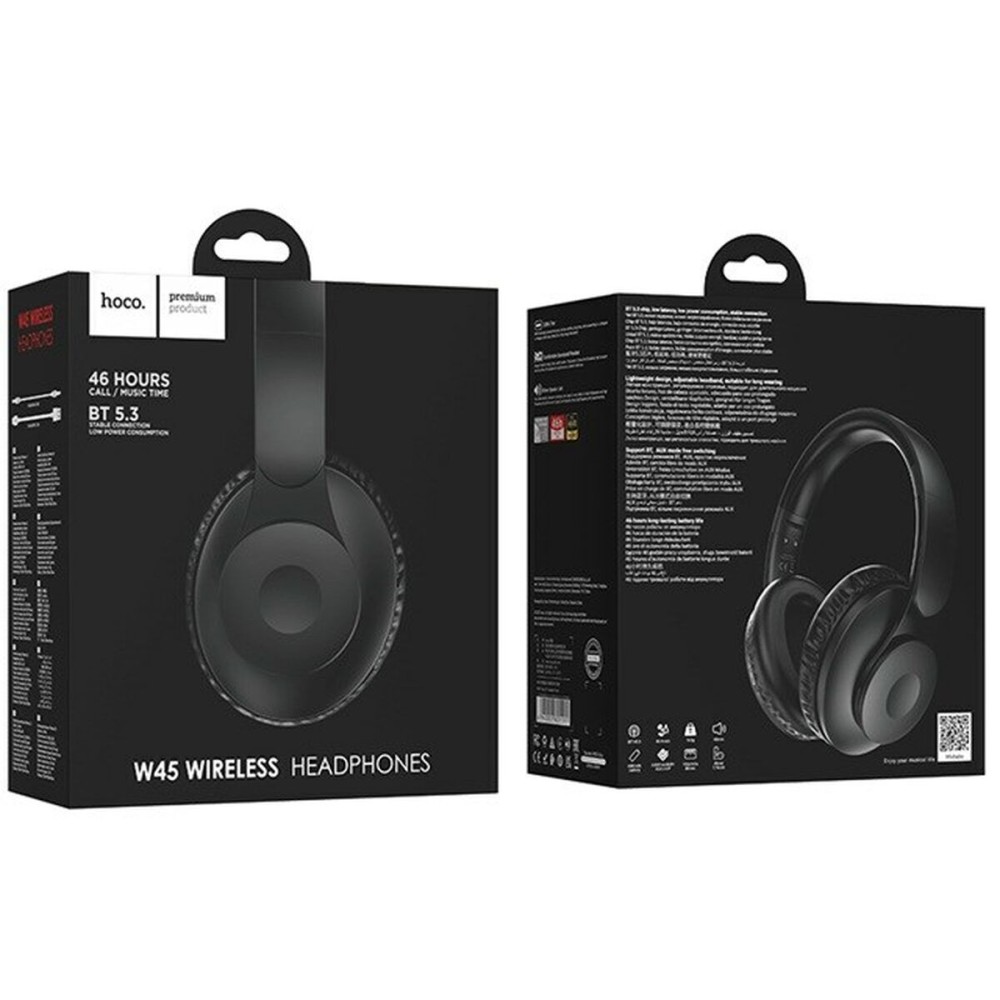Oreillette Bluetooth Hoco W45 Enjoy Noir