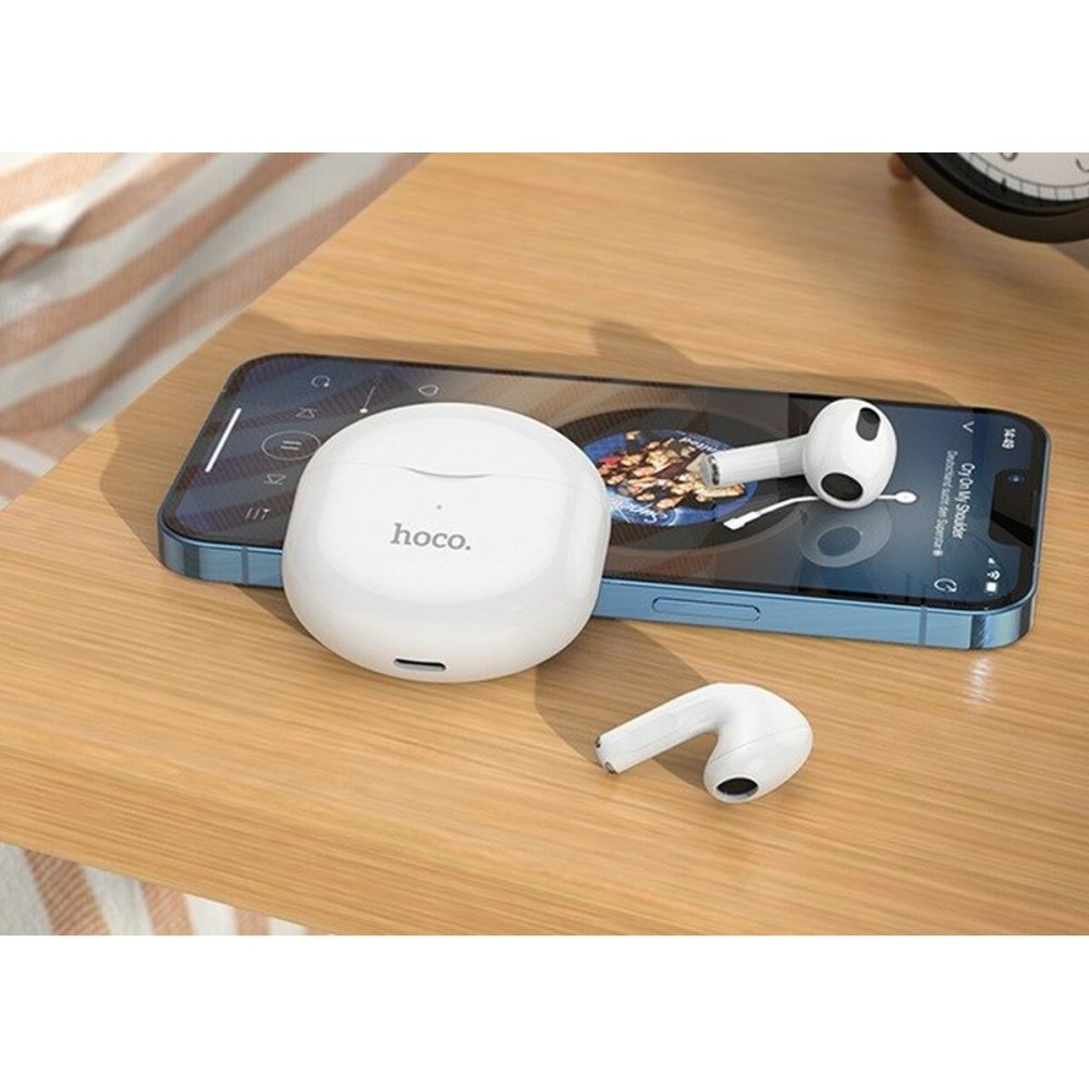 Écouteurs Sans Fil avec Étui de Charge Hoco EW35 Blanc