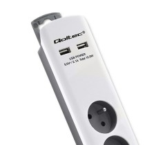 Multiprise 6 Prises avec Interrupteur Qoltec 50294 (1,8 m)