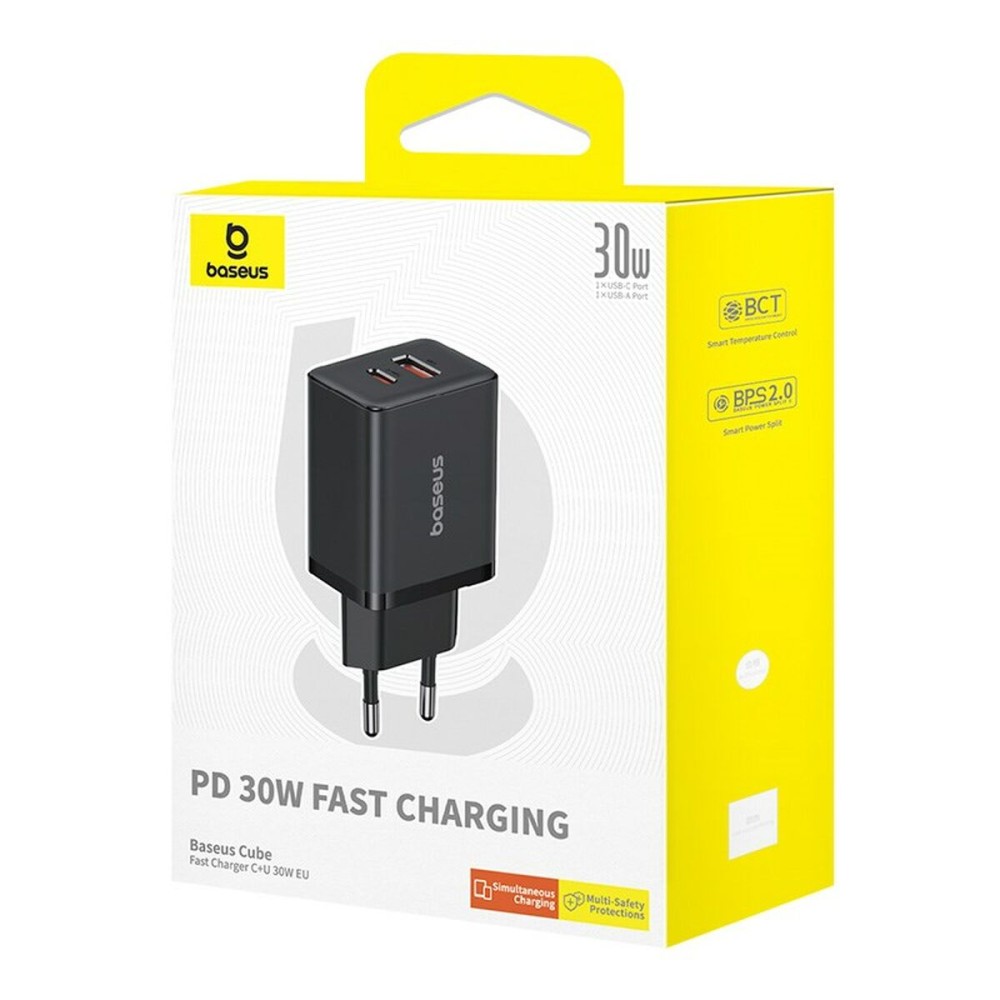 Wall Charger Baseus P10111404113-00 Black 30 W (1 Unit)
