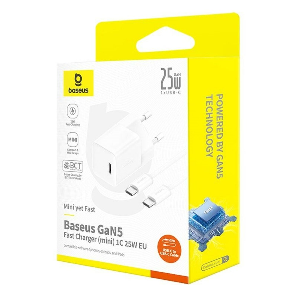 Wall Charger Baseus P10110909213-01 White 25 W (1 Unit)
