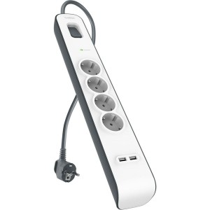 Steckdosenleiste mit 4 Steckdosen mit Schalter Belkin BSV401VF2M-V2 (2 m)
