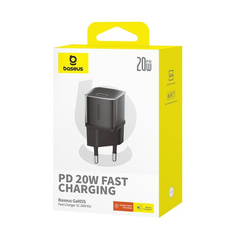Wall Charger Baseus P10162503113-00 Black 20 W (1 Unit)