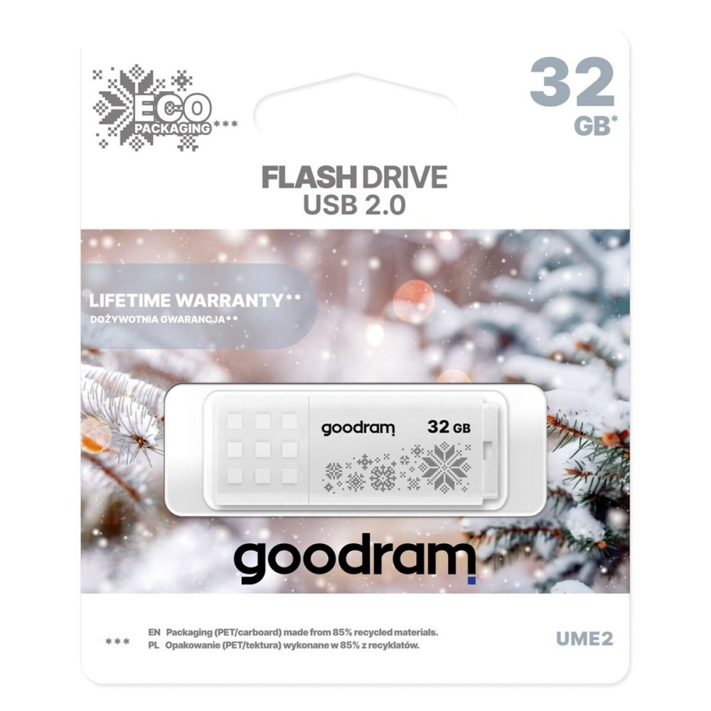 Clé USB GoodRam UME2-0320W0R11-WI Blanc 32 GB