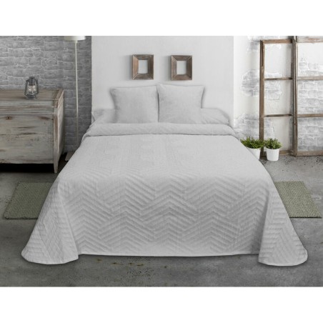 Bedspread (quilt) Hosteline ESPIGA Pearl Gray King size (1 Piece)