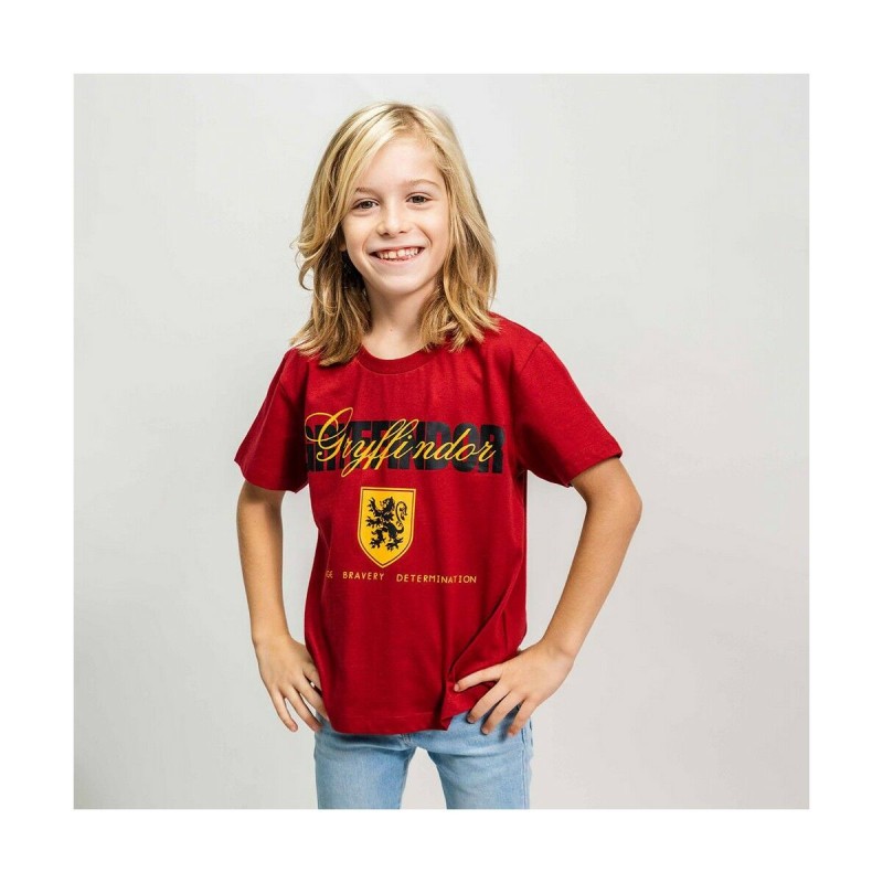 T shirt à manches courtes Harry Potter Rouge