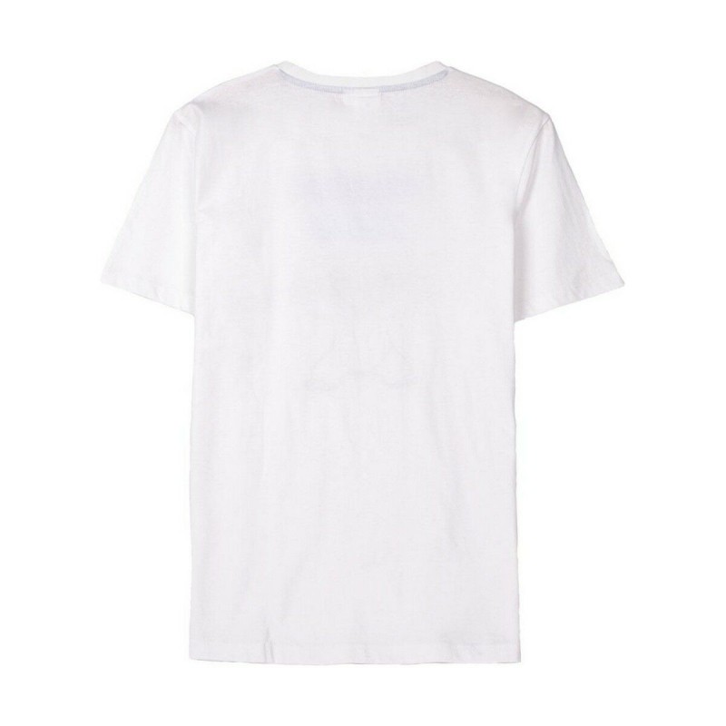 Herren Kurzarm-T-Shirt Stitch Weiß