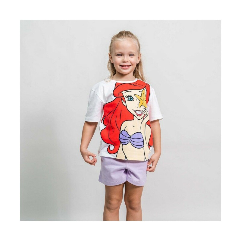 Ensemble de Vêtements Disney Princess Blanc Enfant