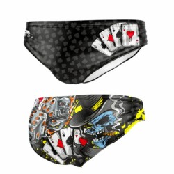 Men’s Bathing Costume Turbo  Fire Dice Black