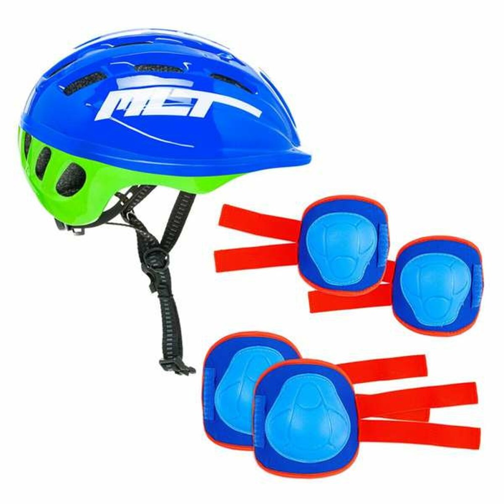 Helm und Knieschützer Kit Moltó Blau 2-10 Jahre