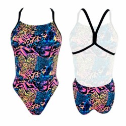 Women’s Bathing Costume Turbo Turbo Energy Animal-Fluor  Blue