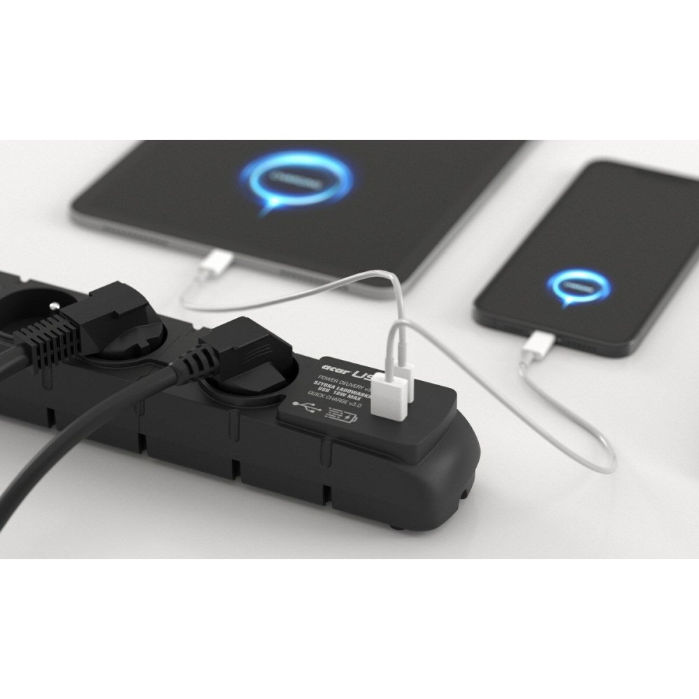 Multiprise 6 Prises avec Interrupteur Acar W2436 (1,5 m)
