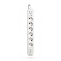 Multiprise 6 Prises avec Interrupteur Kerg M02601 (1,5 m)