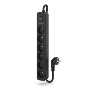 Multiprise 6 Prises avec Interrupteur Kerg M02520 (3 m)