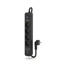 Rallonge 4 prises Schuko avec interrupteur Kerg M02522 (1,5 m)
