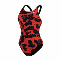 Maillot de bain femme Nike Fastback Rouge