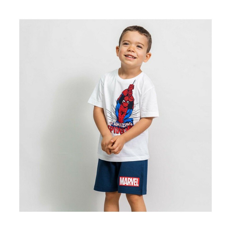 Ensemble de Vêtements Spider-Man Blanc Enfant