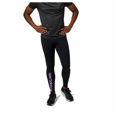 Sports Leggings for Men New Balance Impact Run AT Tight Black