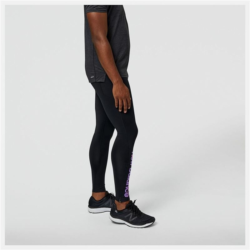 Sportliche Herren-Strumpfhosen New Balance Impact Run AT Tight Schwarz