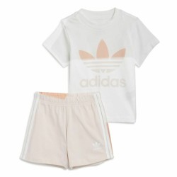 Ensemble de Sport pour Enfants Adidas Trifolio Blanc