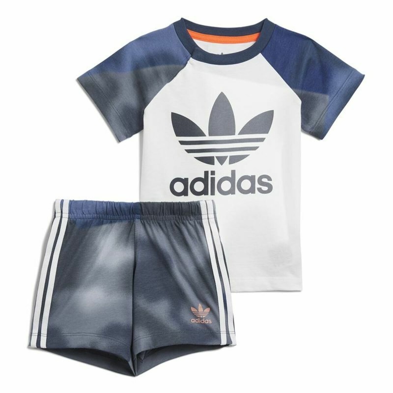 Children's Sports Outfit Adidas Camouflage Print  White