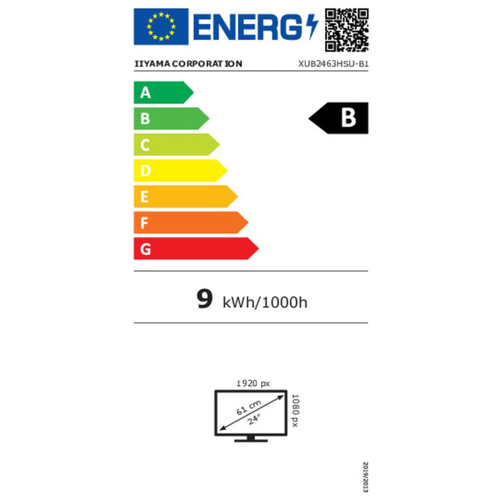 Écran Iiyama XUB2463HSU-B1 Full HD 24" 100 Hz