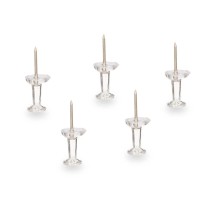 Drawing pins Pincello 394 Transparent Metal Plastic (24 Units)