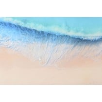 Painting Home ESPRIT Blue Beige Printed 150 x 0,4 x 100 cm