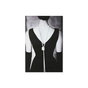 Painting Home ESPRIT Black Grey Printed 100 x 0,4 x 150 cm