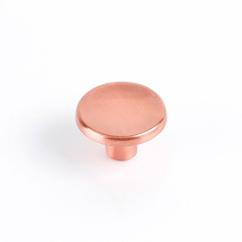 Pommeau Rei 774 Rond Mat Métal Or rose 2 Unités (Ø 35 x 23 mm)