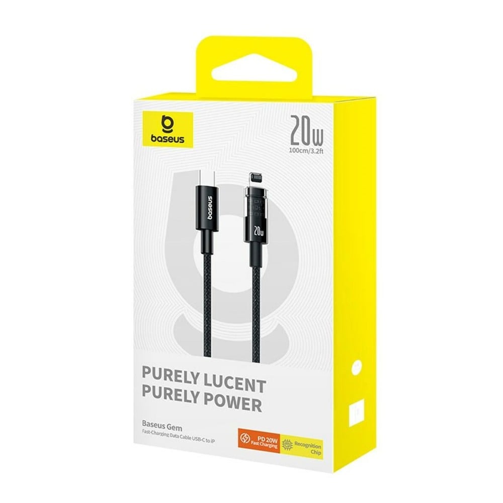 USB-C auf Lightning Verbindungskabel Baseus P10373001111-00 Schwarz 1 m