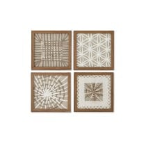 Cadre Home ESPRIT Blanc Naturel Moderne 22 x 2 x 22 cm