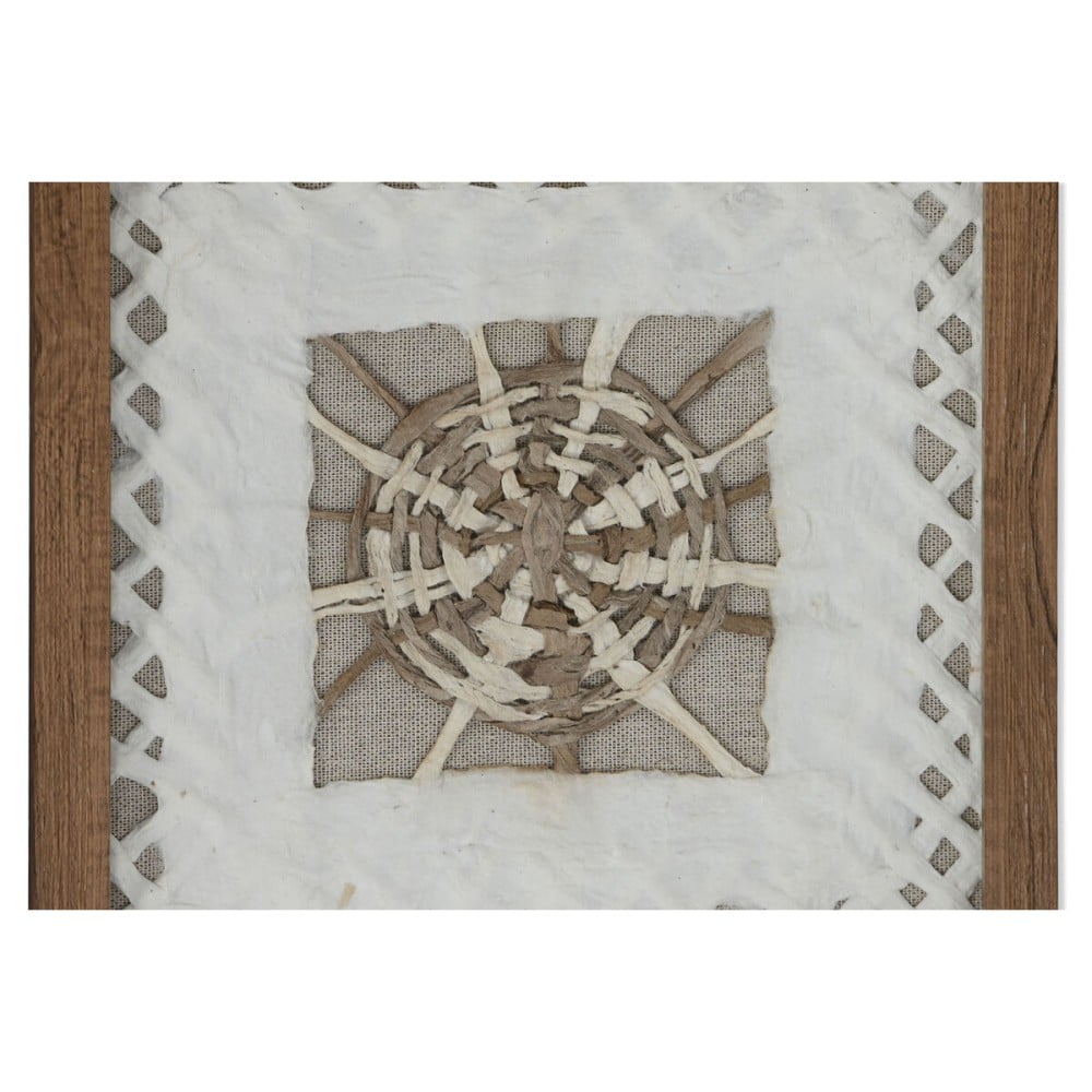 Cadre Home ESPRIT Blanc Naturel Moderne 22 x 2 x 22 cm