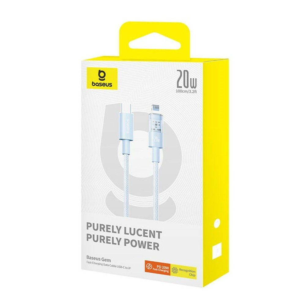 USB-C auf Lightning Verbindungskabel Baseus P10373001311-00 Blau 1 m