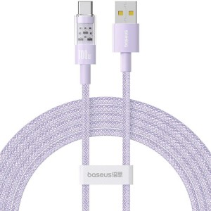 USB A zu USB-C-Kabel Baseus P10373002511-01 Purpur 2 m