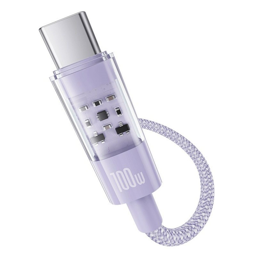 USB A zu USB-C-Kabel Baseus P10373002511-01 Purpur 2 m