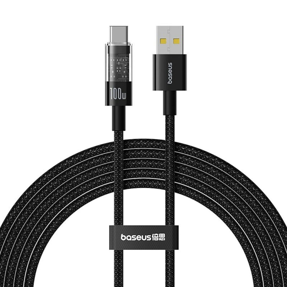 USB A zu USB-C-Kabel Baseus P10373002111-01 Schwarz 2 m