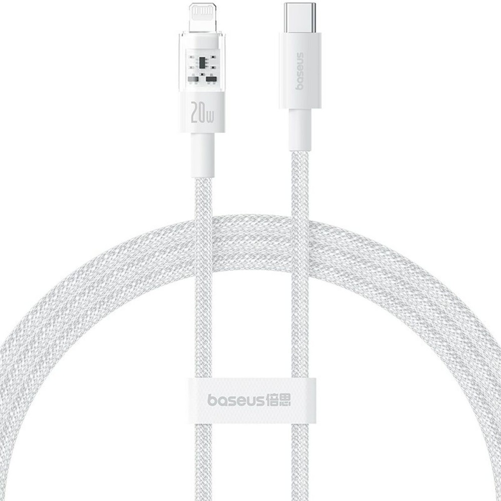 Câble USB-C vers Lightning Baseus P10373001211-00 Blanc 1 m