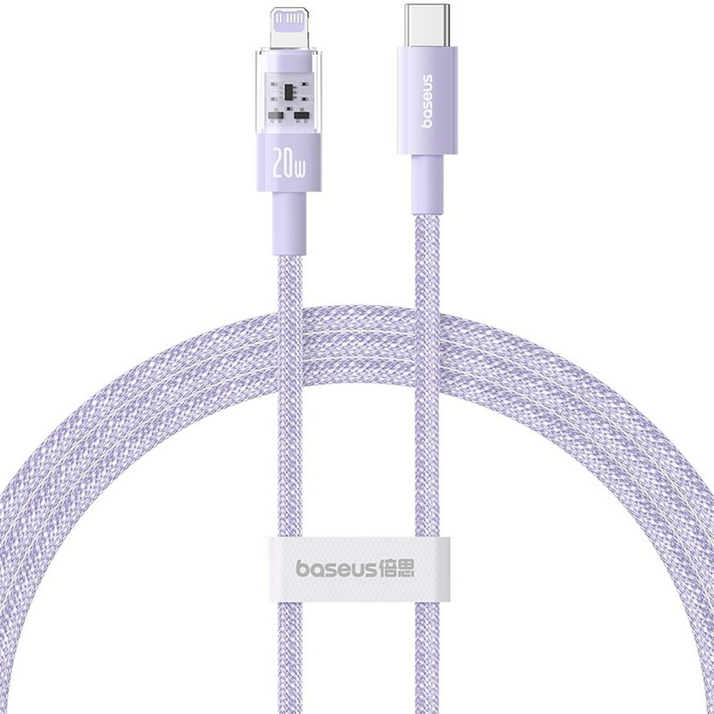 USB-C auf Lightning Verbindungskabel Baseus P10373001511-00 Purpur 1 m