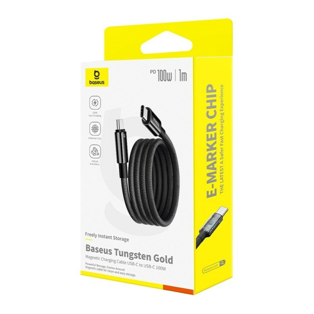 USB-C zu USB-C-Kabel Baseus P10319805111-00 Schwarz 1 m