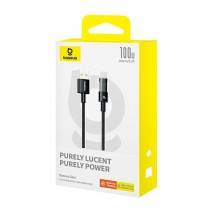 USB A zu USB-C-Kabel Baseus P10373002111-00 Schwarz 1 m