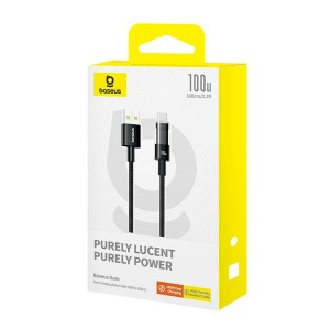 USB A zu USB-C-Kabel Baseus P10373002111-00 Schwarz 1 m