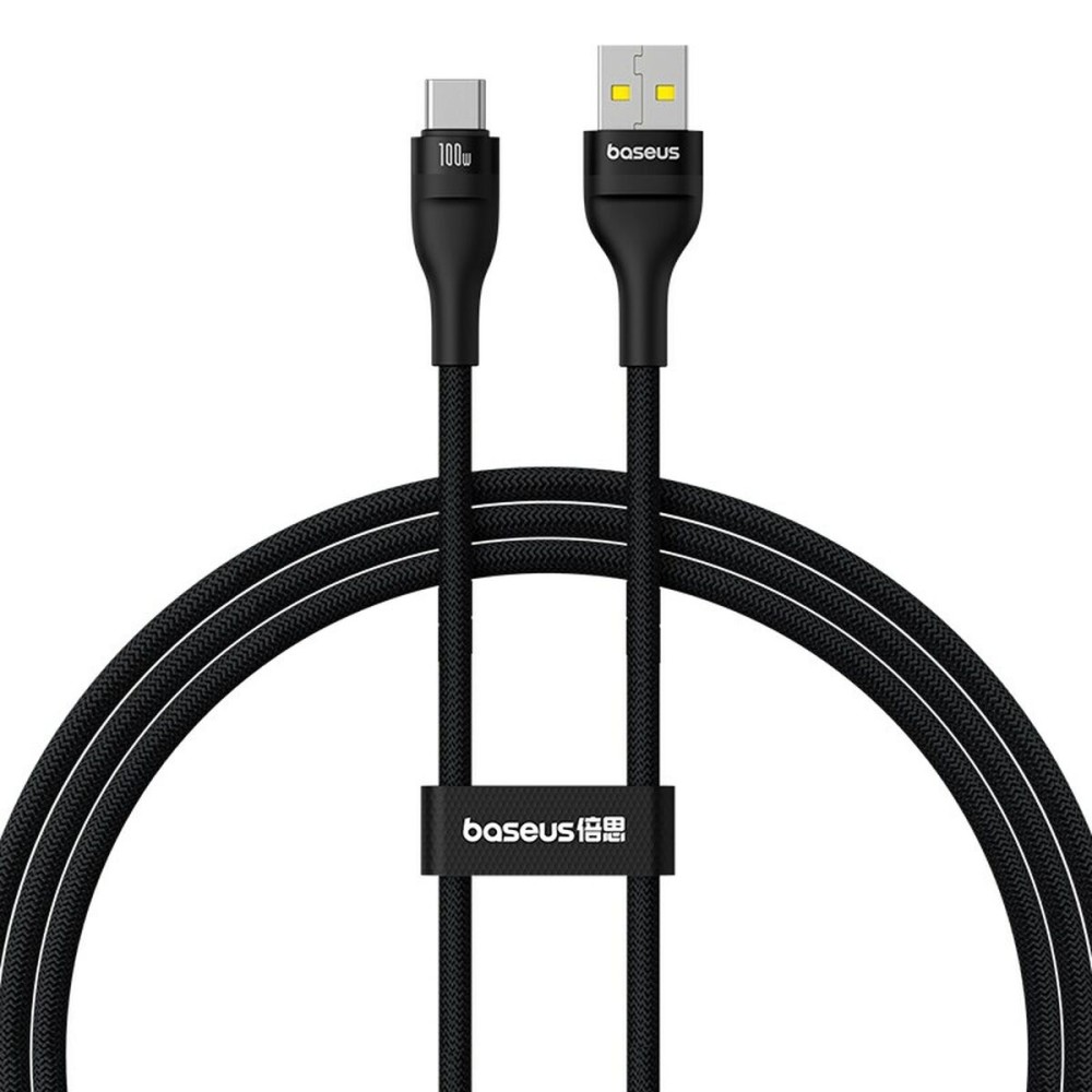 USB A zu USB-C-Kabel Baseus P10311804111-00 Schwarz 1 m