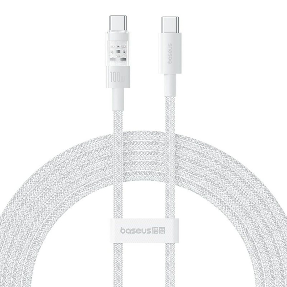 USB-C zu USB-C-Kabel Baseus P10373000211-01 Weiß 2 m