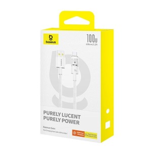 USB A zu USB-C-Kabel Baseus P10373002211-00 Weiß 1 m
